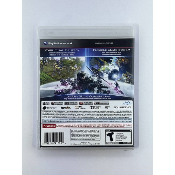 PS3 Final Fantasy XIV 14: A Realm Reborn Sony Playstation3 CIB Complete - Picture 2 of 3